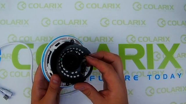 Камера гибридная AHD/CVI/TVI/analog внутренняя COLARIX CAM-DIV-001 смотреть онлайн