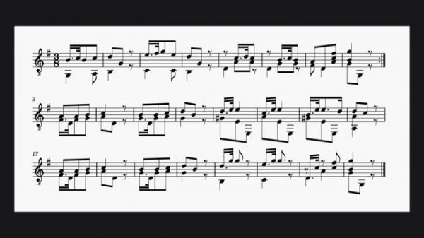 Dionisio Aguado - Etude in G Major (New Method - Lesson 15 Vals/ Waltz)