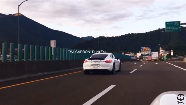 TWL Carbon Porsche 981 CAYMAN S BOXSTER SPYDER GTS GT4 Carbon Ducktail Spoiler смотреть онлайн