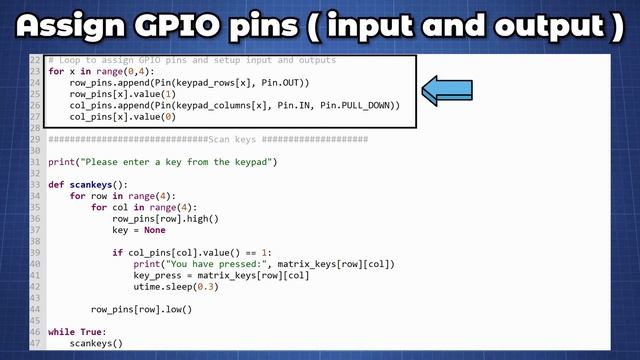 Raspberry Pi Pico Tutorial - 4x4 Matrix Keypad - MicroPython смотреть онлайн