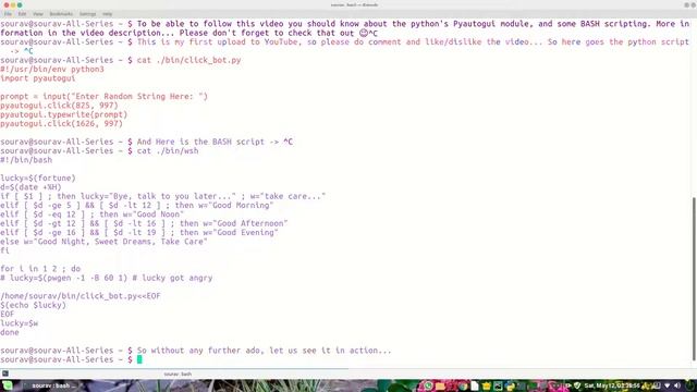 Automate WhatsApp Messages with pyautogui and BASH смотреть онлайн