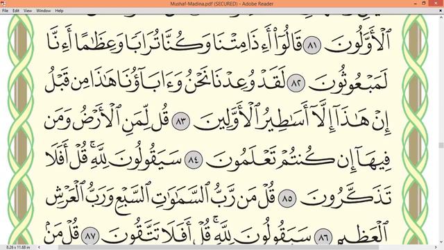 Ayman Suwayd Surah Al Mu'minun page 347 смотреть онлайн