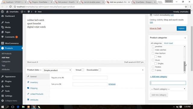 How to create a simple and variable product on wordpress using woocommerce смотреть онлайн