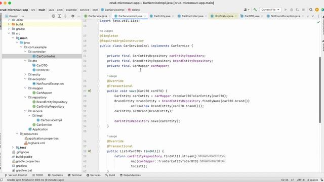 Micronaut CRUD REST API | Data JPA, H2, Gradle, Validator, Mapstruct, Lombok | With Source Code