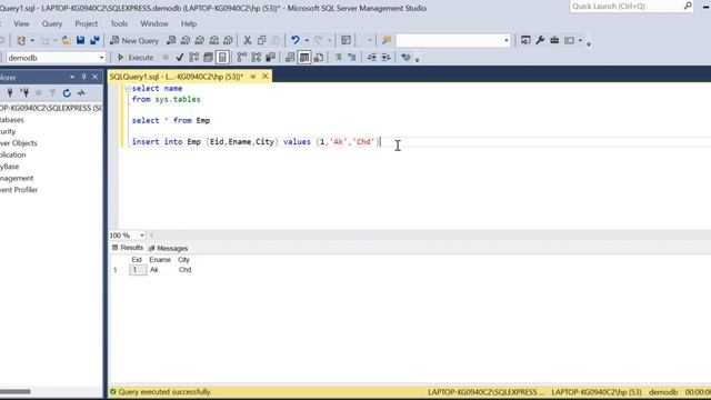 SQL DB Part5 Table data insert | How to insert data into Table смотреть онлайн