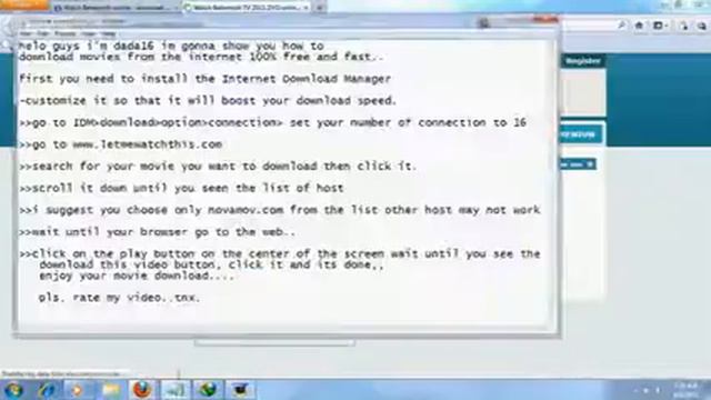 How to download Movie Using IDM.mp4 смотреть онлайн