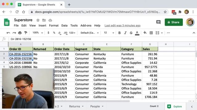 Google Sheets FILTER function (multiple columns) смотреть онлайн