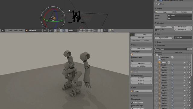 Blender Cycles render test смотреть онлайн