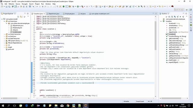 Java EE Dersleri 02 - Model Layer - Domain Package 1 смотреть онлайн