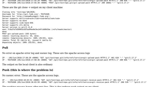 DevOps & SysAdmins: Unable to push after setting git smart http. Pull and Clone working смотреть онлайн