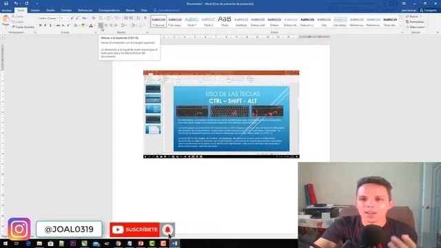 ? USO TECLA CONTROL, SHIFT Y ALT DE LA MANERA CORRECTA ??♂️ CURSO MICROSOFT OFFICE DESDE CERO. #8 смотреть онлайн
