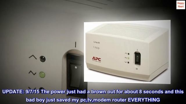 APC LE1200 Line-R 1200VA Automatic Voltage Regulator, Beige