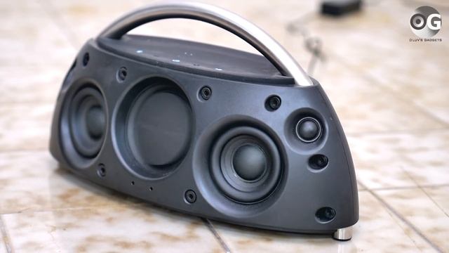 Harman Kardon go+play - CRAZY DEEP BOOSTED MASSIVE EXTREME BASS TEST!!! [Low frequency mode 2018] смотреть онлайн