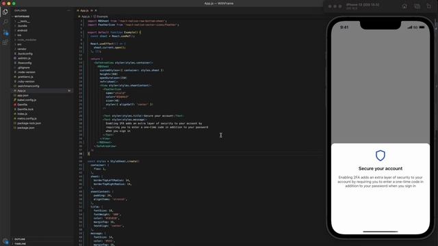 #9 Building a Simple Action Sheet in React Native смотреть онлайн