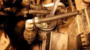 Установка фильтра грубой очистки на SSANGYONG REXTON 2.7 Xdi