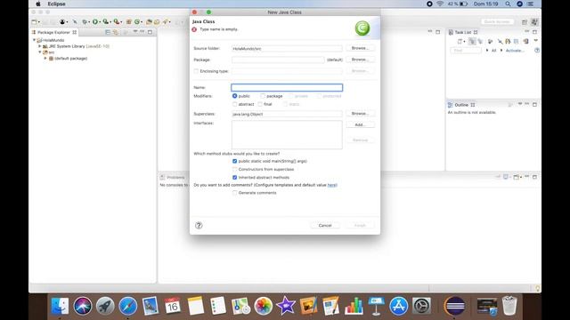 Hola Mundo Java en Mac con Eclipse смотреть онлайн