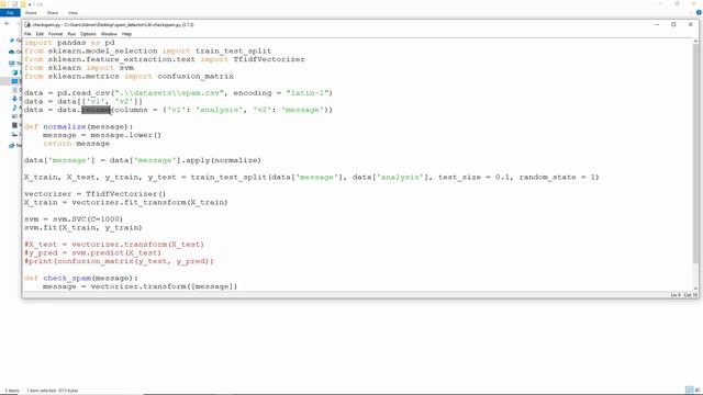 Python Machine Learning Project - Spam Detection смотреть онлайн