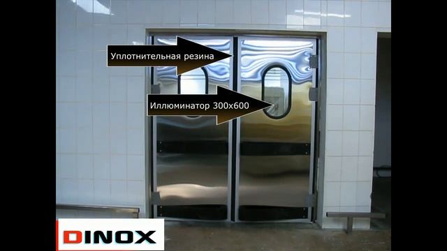 Двери маятниковые из нержавеющей стали смотреть онлайн