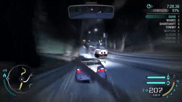 Need For Speed Carbon: Battle Royale Mod | Endgame Sprint Race with Heat Level 10 Cops | [Unedited] смотреть онлайн