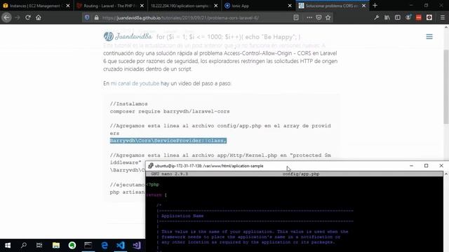 Cómo solucionar Problema Access-Control-Allow-Origin - CORS (solución rápida) | API Laravel 6 | 201 смотреть онлайн