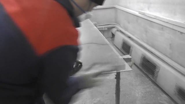 Покраска стекла и тест на адгезию. смотреть онлайн