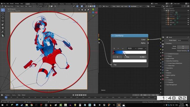 Blender 2.8 : Color Ramp Explained (In 2 Minutes!!!) смотреть онлайн