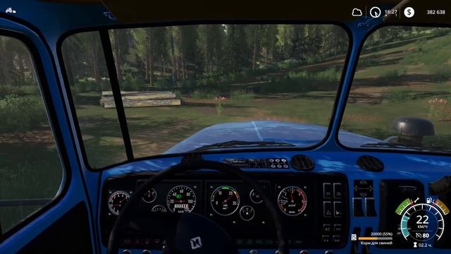 FS 19 - Белый Kenworth. Ремонт техники. Погрузка леса - KALADOR фермер лесоруб # 16 смотреть онлайн