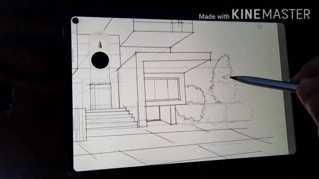 Huawei Matepad Pro + M-pencil Drawing Test using Autodesk Sketchbook | Architecture смотреть онлайн