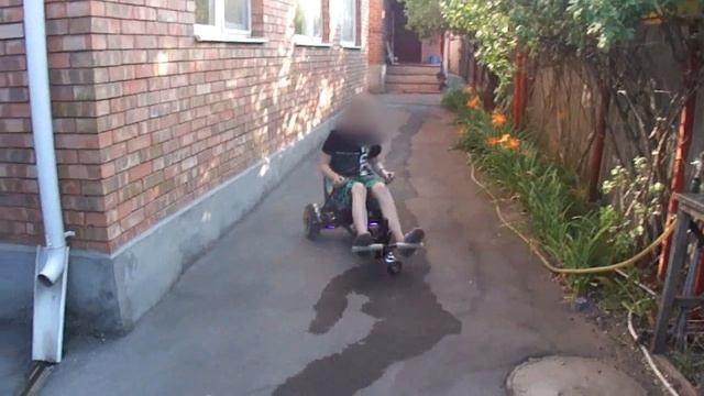 20 Самодельная тележка для гироскутера смотреть онлайн