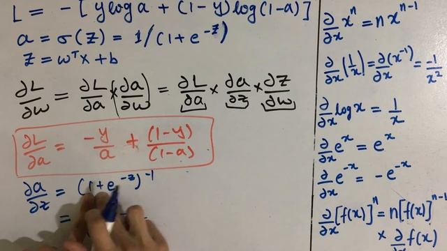 Derivative of Cost function for Logistic Regression | Machine Learning смотреть онлайн