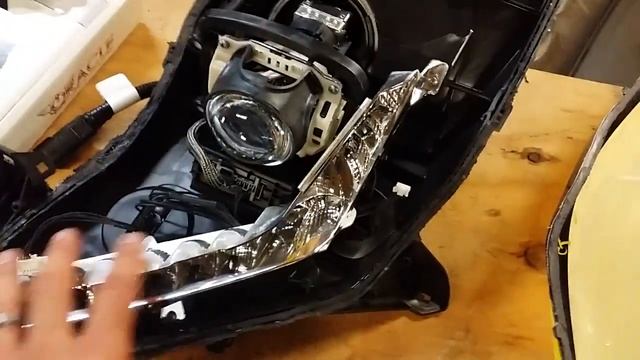 Corvette C7 headlight LED disassembly смотреть онлайн