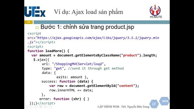 [Lập Trình Java Web] - Bài 20: Ajax và Jquery смотреть онлайн