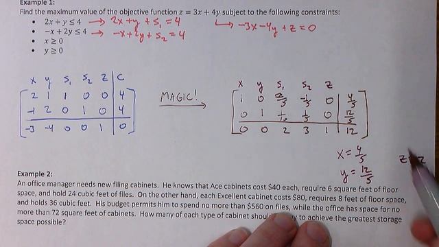 The Simplex Method (No Solving) смотреть онлайн