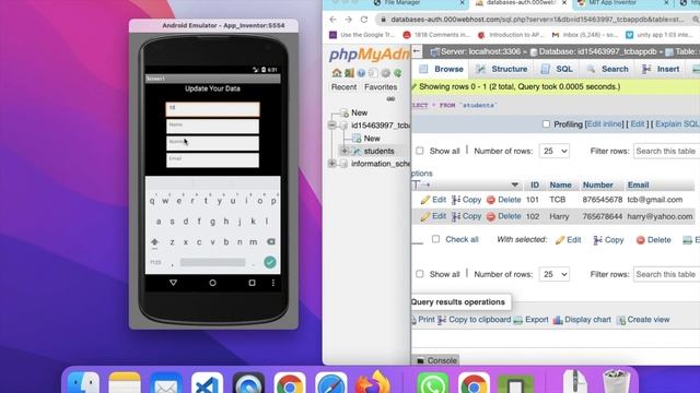 How to connect MySql with MIT App Inventor 2 [ App Demo ] смотреть онлайн