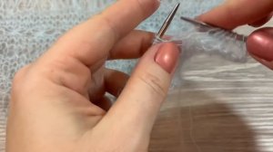 Вяжем шаль / бактус СПИЦАМИ "Droplets" ? / Knitting Shawl Pattern