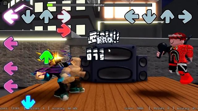 Играю в роблокс с братом в FNF (самая сложная игра в мире#4) смотреть онлайн