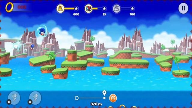 Sonic Runners Adventure - Gameplay Walkthrough Part 1 - Green Hill (iOS, Android) смотреть онлайн
