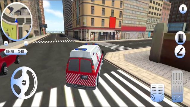 Roof Jumping Emergency Ambulance Van Driving Simulator - Android Gameplay смотреть онлайн