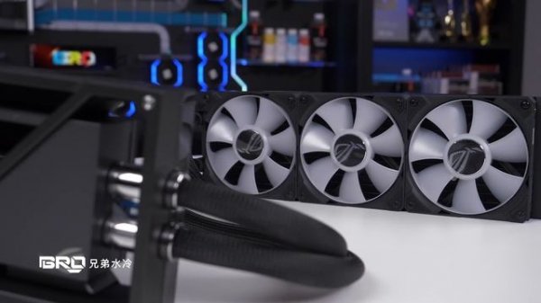 「BRO」4K PC Build Asus ROG Hyperion GR701.4090 Matrix Without AIO+Eiszeit Cooler. 创世神机黑白高达压缩机#pcbuil