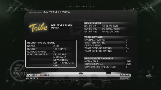 NCAA Basketball 10 | Dynasty Mode | Picking Our School смотреть онлайн