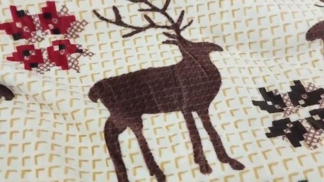 Плед покрывало из микрофибры Олени FL7407 смотреть онлайн