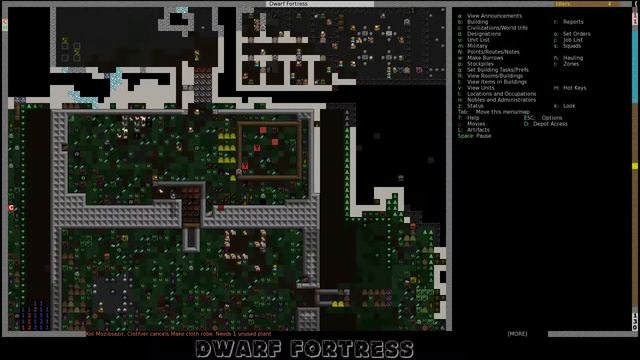 Dwarf Fortress #19 Строим ветряк и подготовка к мега конструкции смотреть онлайн