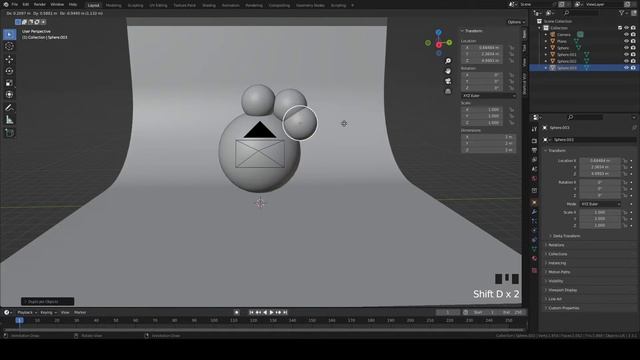 Создание фона для объекта в Blender 3.3. Blender для начинающих смотреть онлайн