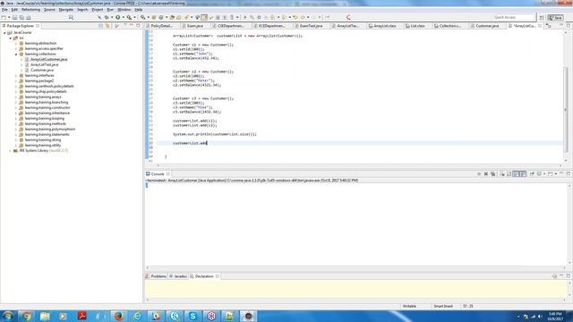 Java for mainframe batch -14th and 15th session- - list - arraylist - linkedlist смотреть онлайн