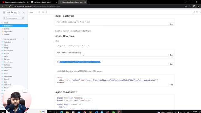 ?Master Page concept using React | Blogging Application using React JS | Frond End Course in Hindi смотреть онлайн
