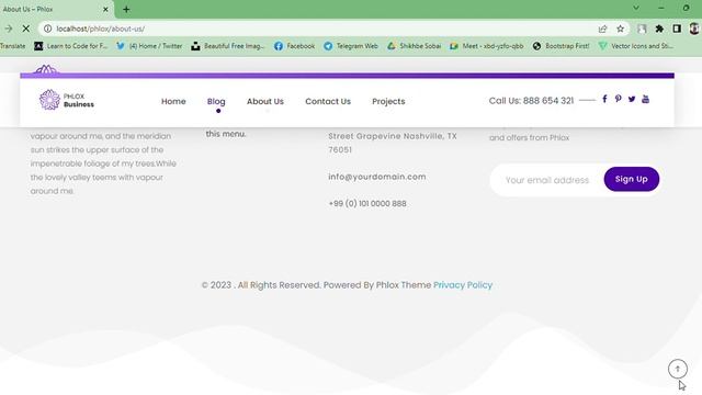 Phlox Business || Another Wordpress Website by Antarajt смотреть онлайн