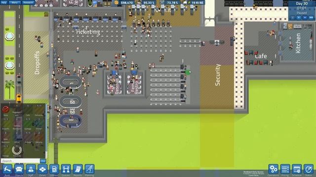 SimAirport прохождение | Мега-схема багажной системы #8