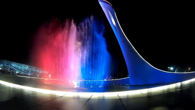 Поющий фонтан в Олимпийском парке смотреть онлайн