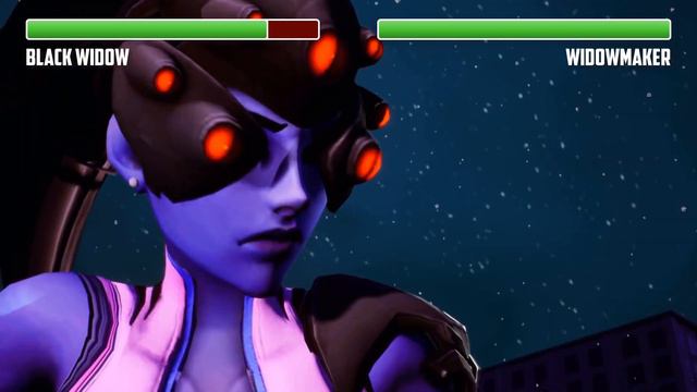 Black Widow vs. Widowmaker WITH HEALTHBARS | HD | Death Battle смотреть онлайн