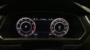 Цифровая приборая панель на Volkswagen Tiguan 2019 (Active Info Display)